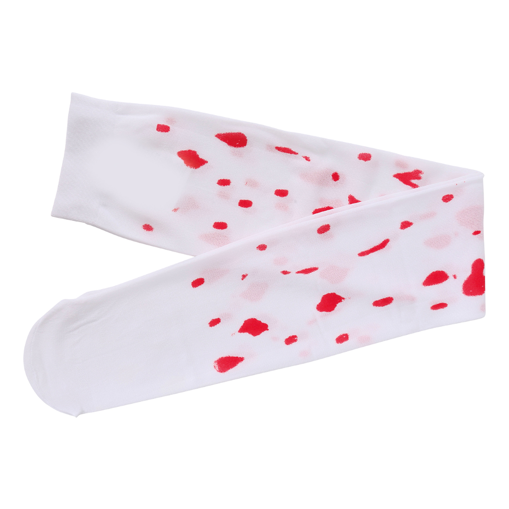 CALZE PARIGINE INSANGUINATE TG UNICA ADULTO ACCESSORIO TRAVESTIMENTO HALLOWEEN - 18336