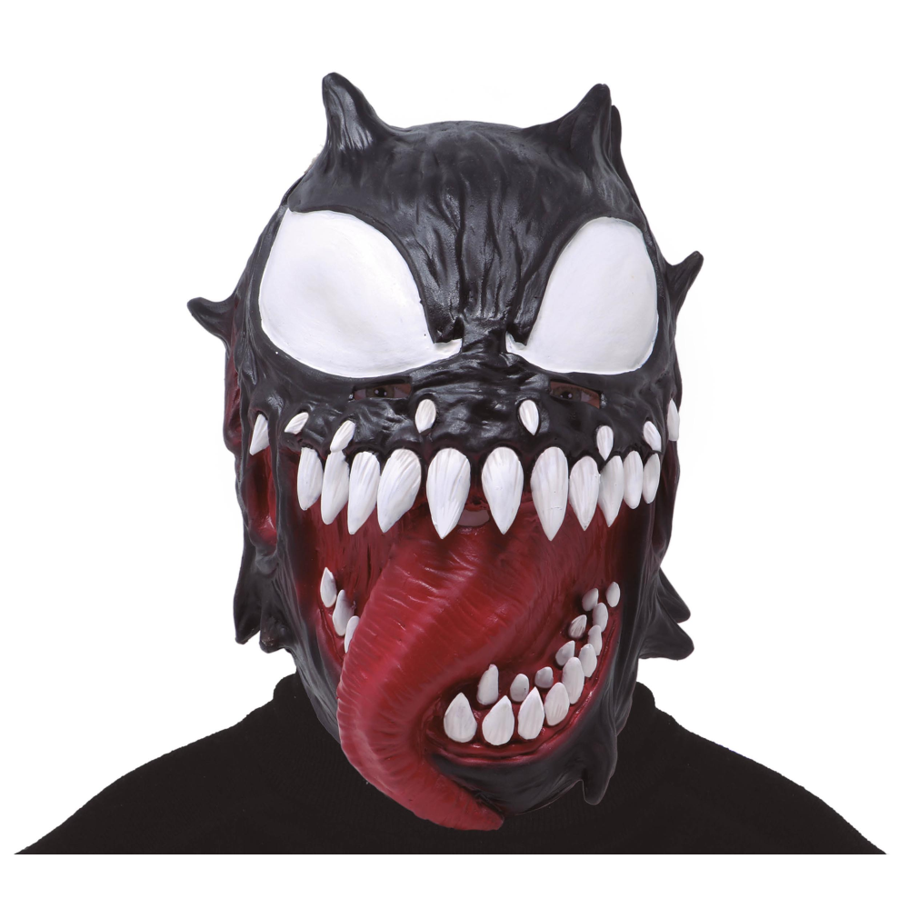 MASCHERA VENOM EROE IN LATTICE ADULTO ACCESSORI TRAVESTIMENTO HALLOWEEN - 2940