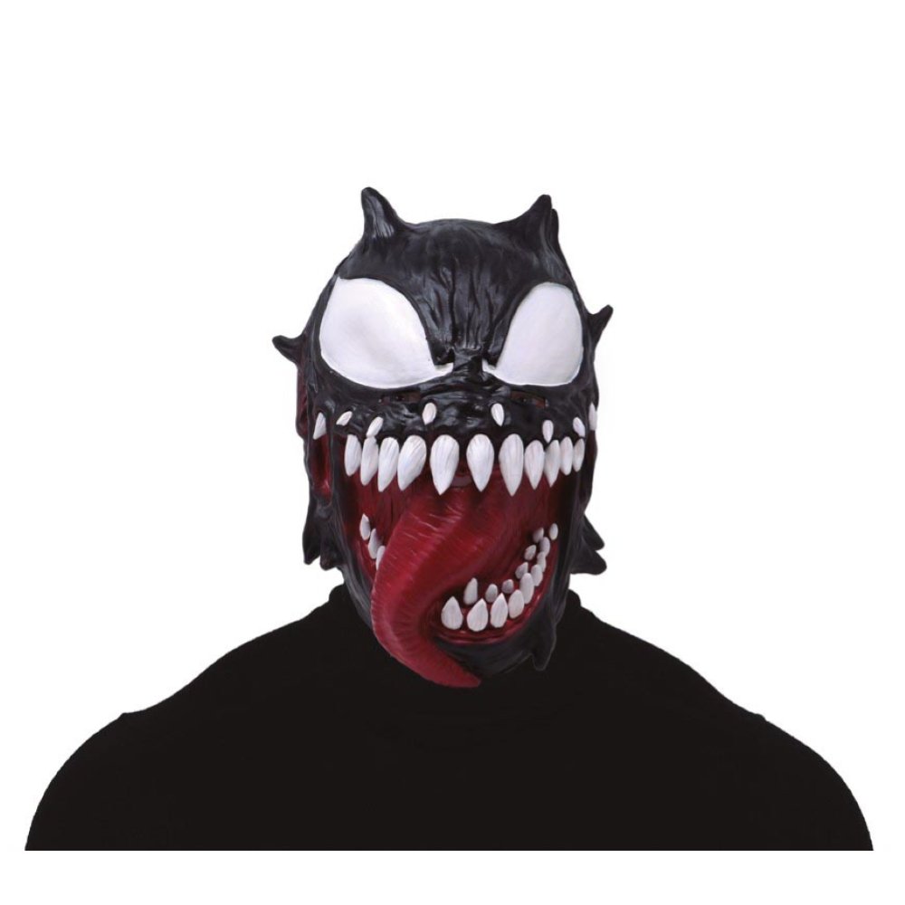 MASCHERA VENOM EROE IN LATTICE ADULTO ACCESSORI TRAVESTIMENTO HALLOWEEN - 2940