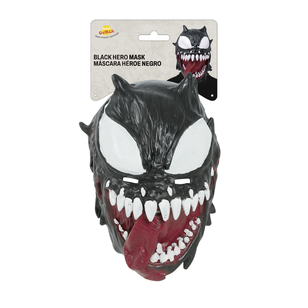 MASCHERA VENOM EROE IN LATTICE ADULTO ACCESSORI TRAVESTIMENTO HALLOWEEN - 2940