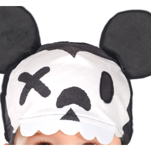 COSTUME VESTITO MOUSY SKELETON TRAVESTIMENTO SCHELETRO TOPOLINO PER BAMBINI HALLOWEEN CARNEVALE COSPLAY