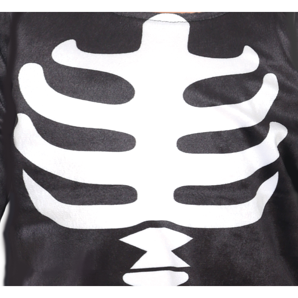 COSTUME VESTITO MOUSY SKELETON TRAVESTIMENTO SCHELETRO TOPOLINO PER BAMBINI HALLOWEEN CARNEVALE COSPLAY