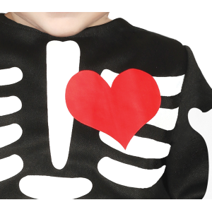 COSTUME VESTITO SKELETON TRAVESTIMENTO SCHELETRO MINNIE PER BAMBINI HALLOWEEN CARNEVALE COSPLAY