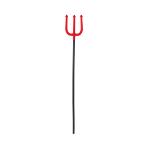 TRIDENTE SMONTABILE 100 CM ACCESSORI DIAVOLO PER ABITO VESTITO TRAVESTIMENTO CARNEVALE HALLOWEEN - 18513
