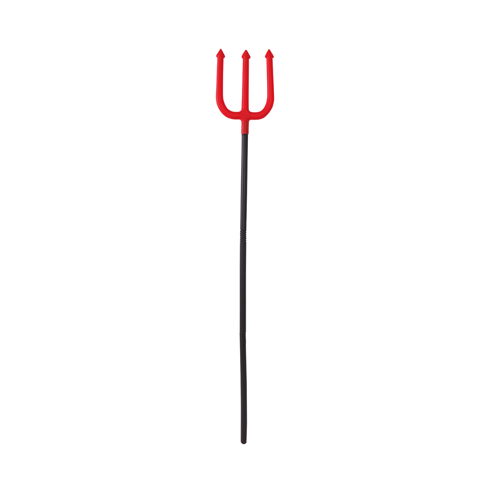 TRIDENTE SMONTABILE 100 CM ACCESSORI DIAVOLO PER ABITO VESTITO TRAVESTIMENTO CARNEVALE HALLOWEEN - 18513