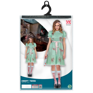COSTUME BAMBOLA ASSASSINA PER ADULTI TRAVESTIMENTO HALLOWEEN CARNEVALE COSPLAY SHINING - 1031