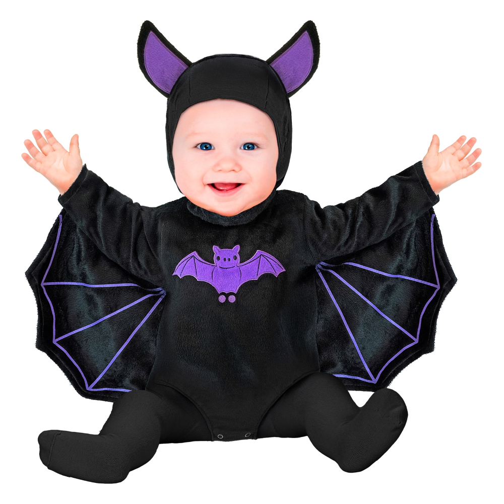 COSTUME PIPISTRELLO IN PELUCHE TRAVESTIMENTO PER BAMBINI HALLOWEEN CARNEVALE COSPLAY - 1622