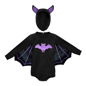 COSTUME PIPISTRELLO IN PELUCHE TRAVESTIMENTO PER BAMBINI HALLOWEEN CARNEVALE COSPLAY - 1622