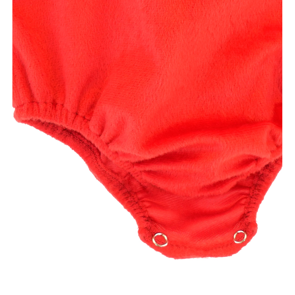 COSTUME DIAVOLETTO IN PELUCHE TRAVESTIMENTO PER BAMBINI HALLOWEEN CARNEVALE COSPLAY - 1622