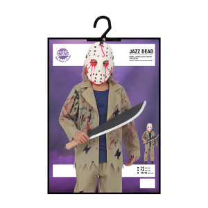 COSTUME VESTITO JAZZ DEAD TRAVESTIMENTO VENERDÌ 13 PER BAMBINI HALLOWEEN CARNEVALE COSPLAY