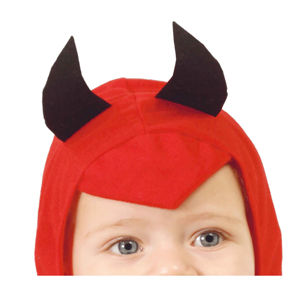 COSTUME VESTITO LITTLE DEEMON TRAVESTIMENTO DIAVOLETTO PER BAMBINI HALLOWEEN CARNEVALE COSPLAY