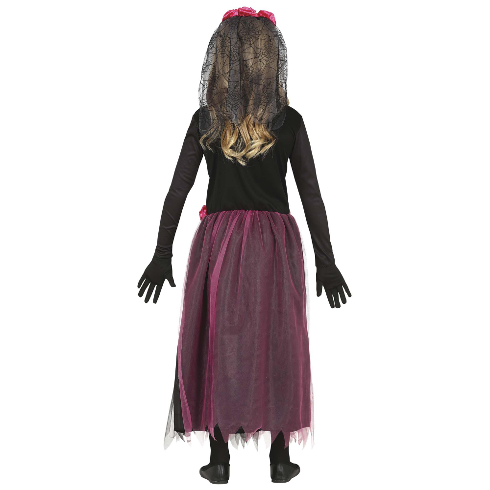 COSTUME CATRINA DIA DE LOS MUERTOS PER BAMBINE VESTITO TRAVESTIMENTO HALLOWEEN COSPLAY - 7765