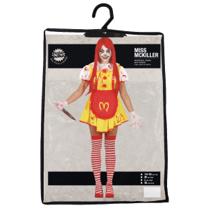 COSTUME MISS MCKILLER PER RAGAZZE VESTITO TRAVESTIMENTO HALLOWEEN COSPLAY - 7791