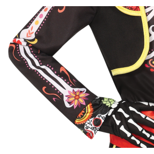COSTUME MARIACHI SKELETON PER BAMBINI VESTITO SCHELETRO TRAVESTIMENTO HALLOWEEN CARNEVALE COSPLAY