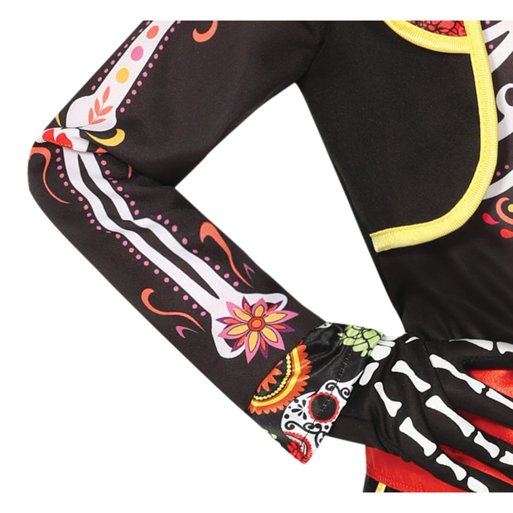 COSTUME MARIACHI SKELETON PER BAMBINI VESTITO SCHELETRO TRAVESTIMENTO HALLOWEEN CARNEVALE COSPLAY