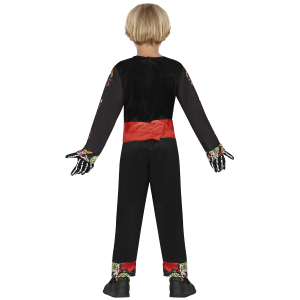 COSTUME MARIACHI SKELETON PER BAMBINI VESTITO SCHELETRO TRAVESTIMENTO HALLOWEEN CARNEVALE COSPLAY