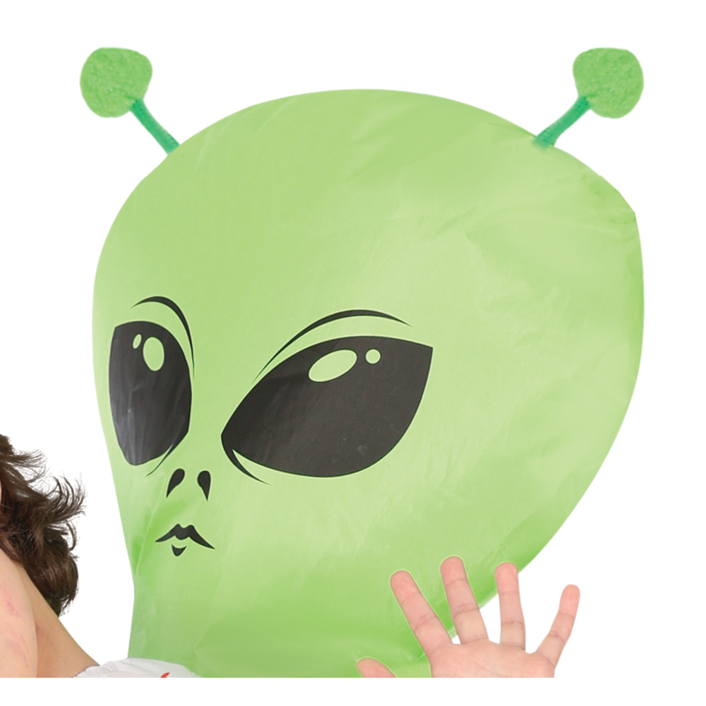 COSTUME CARRYNG ALIEN GONFIABILE PER BAMBINI VESTITO ALIENO TRAVESTIMENTO HALLOWEEN CARNEVALE COSPLAY