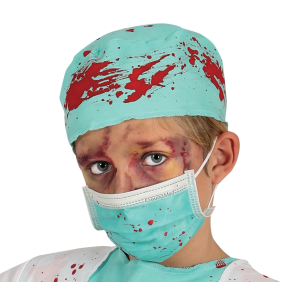COSTUME DOTTORE MEDICO SCHELETRO ZOMBIE VESTITO TRAVESTIMENTO PER BAMBINI HALLOWEEN COSPLAY - 7815
