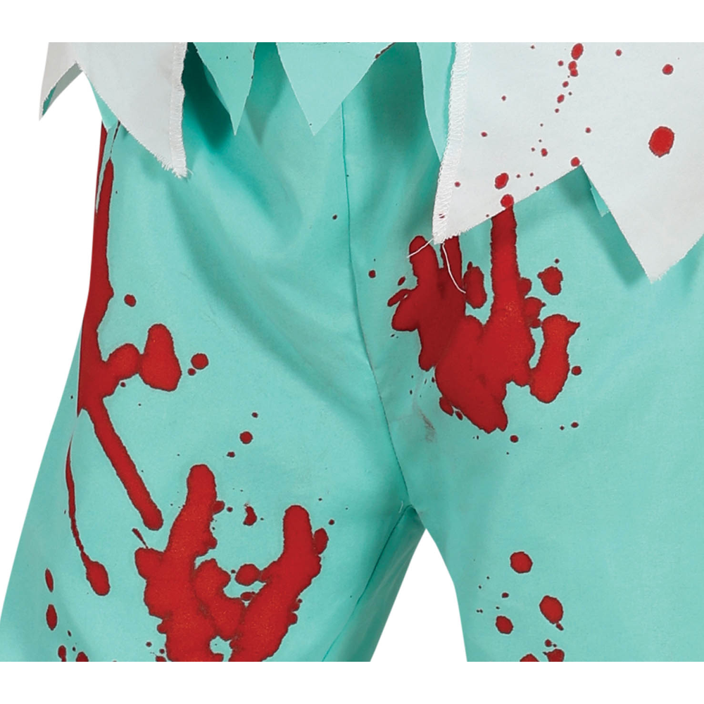 COSTUME DOTTORE MEDICO SCHELETRO ZOMBIE VESTITO TRAVESTIMENTO PER BAMBINI HALLOWEEN COSPLAY - 7815