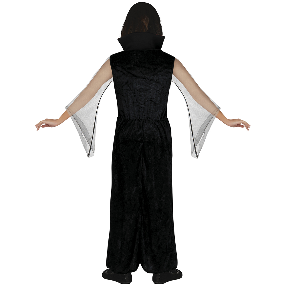 COSTUME VIMPIRE COUNTESS VESTITO TRAVESTIMENTO CONTESSA VAMPIRO PER BAMBINE HALLOWEEN COSPLAY