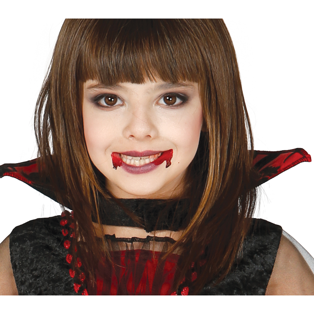 COSTUME VIMPIRE COUNTESS VESTITO TRAVESTIMENTO CONTESSA VAMPIRO PER BAMBINE HALLOWEEN COSPLAY