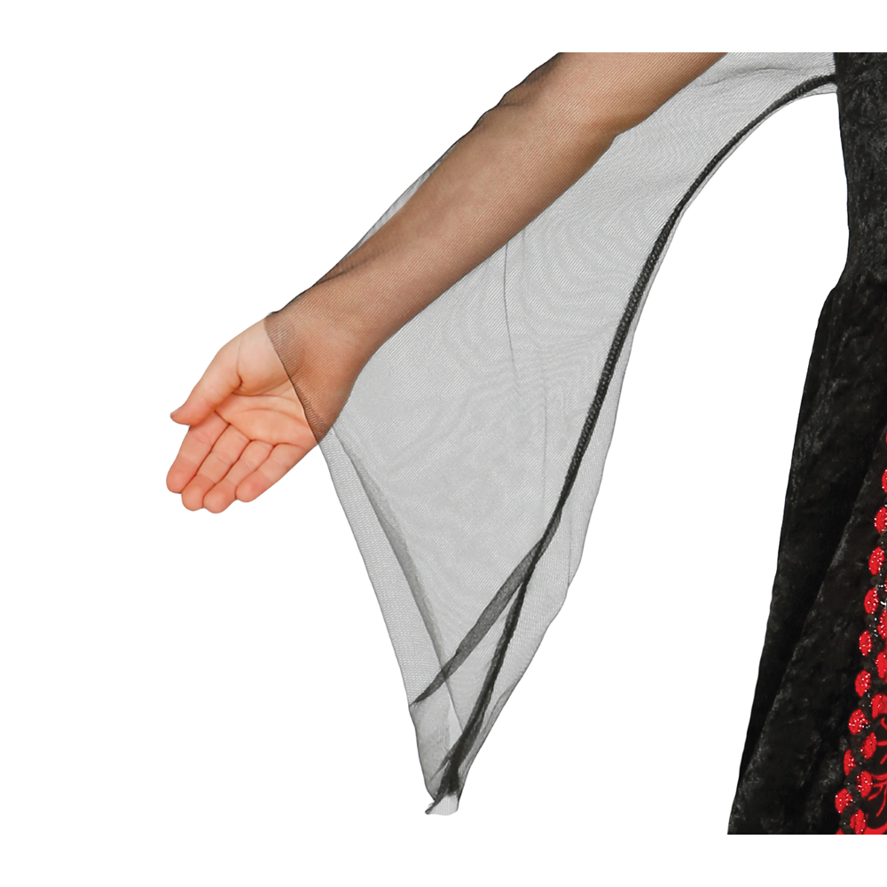 COSTUME VIMPIRE COUNTESS VESTITO TRAVESTIMENTO CONTESSA VAMPIRO PER BAMBINE HALLOWEEN COSPLAY