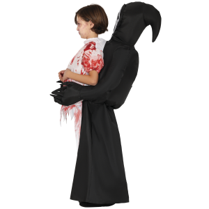 COSTUME THE DEATH INFLATABLE GONFIABILE PER BAMBINI VESTITO MORTE TRAVESTIMENTO HALLOWEEN CARNEVALE COSPLAY