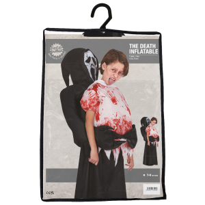 COSTUME THE DEATH INFLATABLE GONFIABILE PER BAMBINI VESTITO MORTE TRAVESTIMENTO HALLOWEEN CARNEVALE COSPLAY