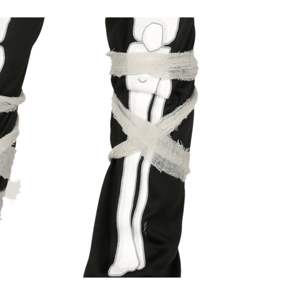 COSTUME SKELETON NINJA VESTITO TRAVESTIMENTO SCHELETRO NINJA PER BAMBINI HALLOWEEN COSPLAY