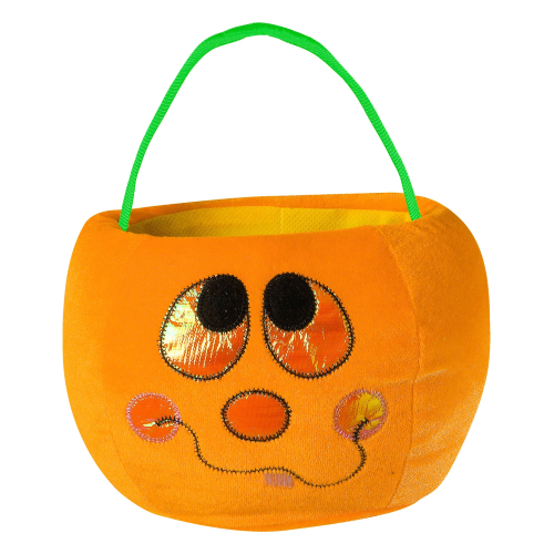 BORSETTA DOLCETTO O SCHERZETTO ZUCCA ACCESSORI HALLOWEEN CARNEVALE BAMBINA - 7759F