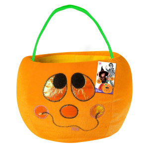 BORSETTA DOLCETTO O SCHERZETTO ZUCCA ACCESSORI HALLOWEEN CARNEVALE BAMBINA - 7759F