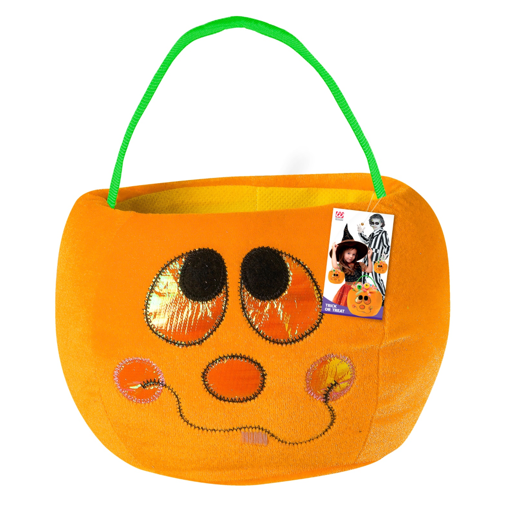 BORSETTA DOLCETTO O SCHERZETTO ZUCCA ACCESSORI HALLOWEEN CARNEVALE BAMBINA - 7759F