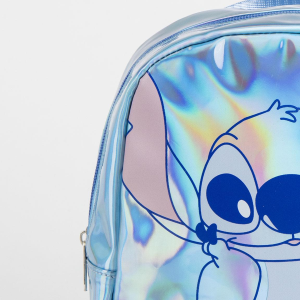ZAINETTO DA PASSEGGIO STITCH DISNEY BORSA CASUAL IRIDESCENTE TEMPO LIBERO 23 CM - 6217