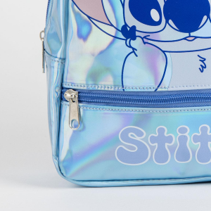ZAINETTO DA PASSEGGIO STITCH DISNEY BORSA CASUAL IRIDESCENTE TEMPO LIBERO 23 CM - 6217