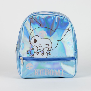 ZAINETTO DA PASSEGGIO KUROMI SANRIO BORSA CASUAL IRIDESCENTE TEMPO LIBERO 23 CM - 6215