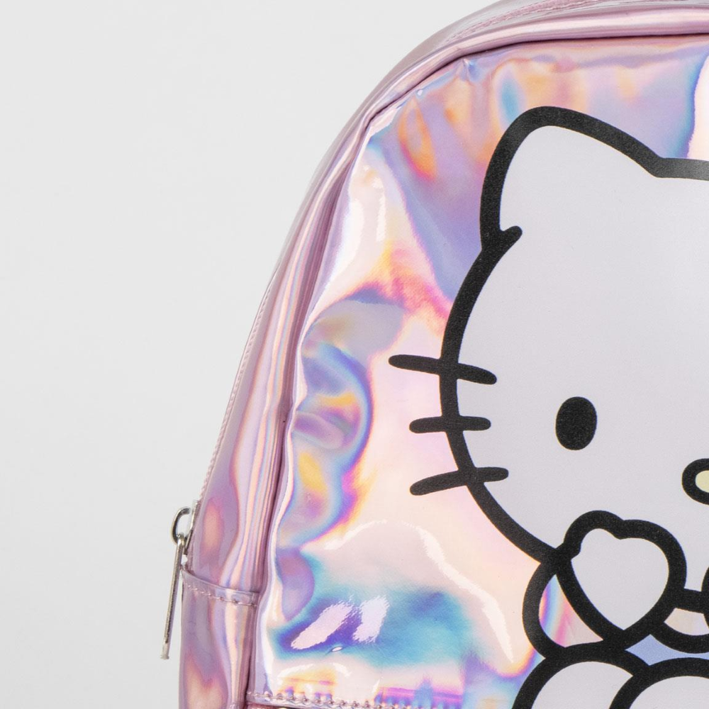 ZAINETTO DA PASSEGGIO HELLO KITTY SANRIO BORSA CASUAL IRIDESCENTE TEMPO LIBERO 23 CM - 6214
