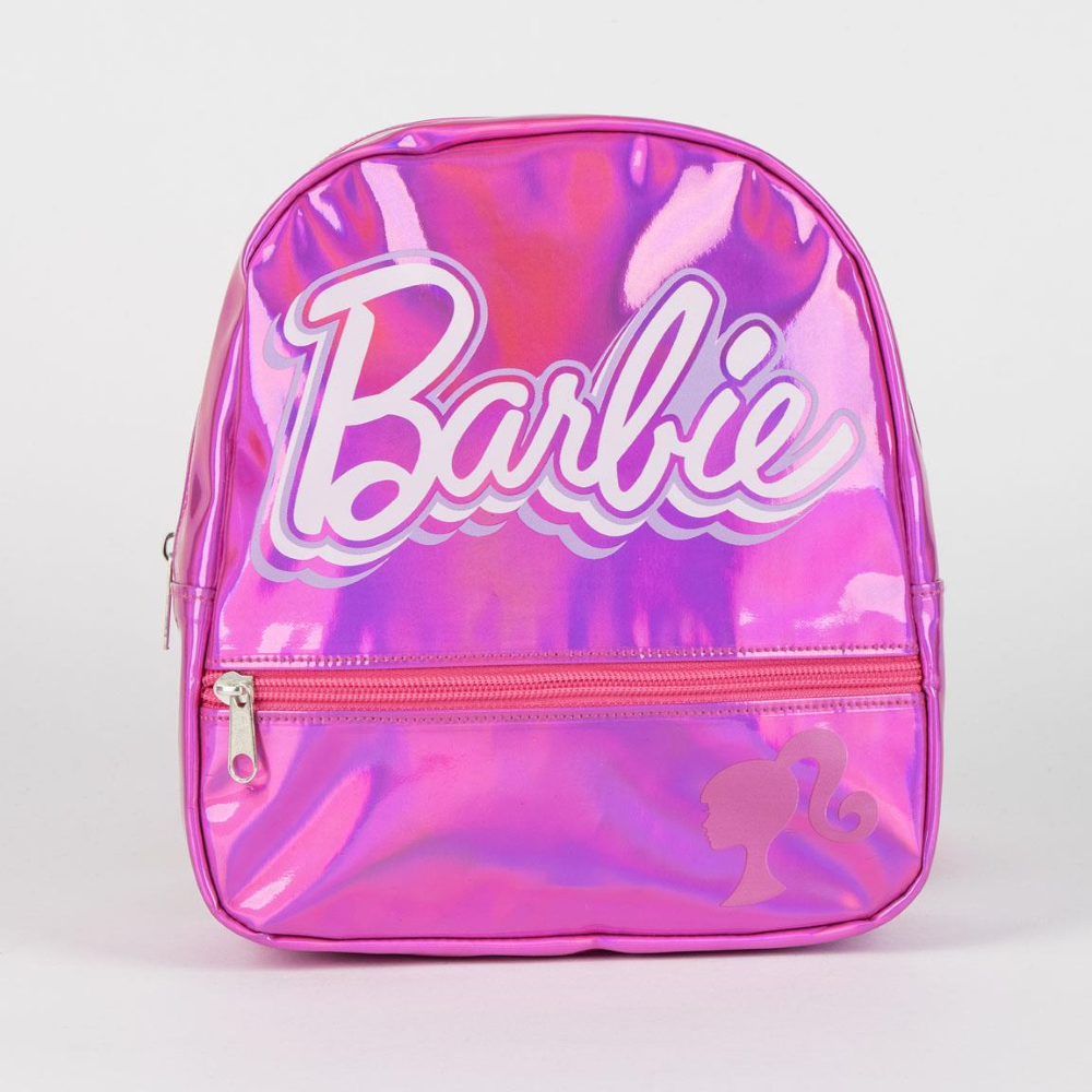 ZAINETTO DA PASSEGGIO BARBIE MATTEL BORSA CASUAL IRIDESCENTE TEMPO LIBERO 23 CM - 6216