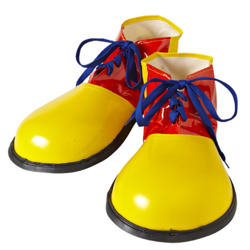 Scarpe Clown - Taglia Unica Adulta - Colori Assortiti - Accessori Per Abito Vestito Carnevale Cosplay