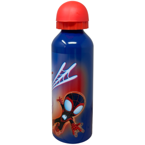 BORRACCIA IN ALLUMINIO SPIDEY E I SUOI FANTASTICI AMICI MARVEL CON BECCUCCIO E TAPPO 500 ML - SP50096/R