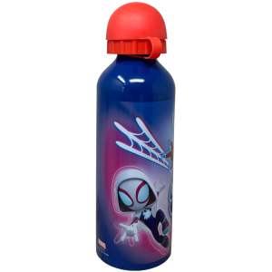 BORRACCIA IN ALLUMINIO SPIDEY E I SUOI FANTASTICI AMICI MARVEL CON BECCUCCIO E TAPPO 500 ML - SP50096/R