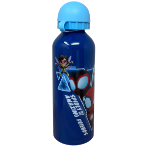 BORRACCIA IN ALLUMINIO SPIDEY E I SUOI FANTASTICI AMICI MARVEL CON BECCUCCIO E TAPPO 500 ML - SP50096/C