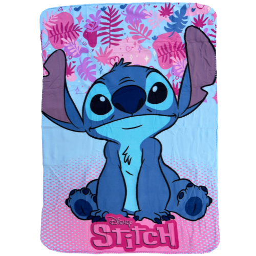 PLAID STITCH DISNEY COPERTA IN 100% POLIESTERE 220 GSM 100 X 140 CM PER BAMBINI - LIL36-5568