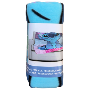 PLAID STITCH DISNEY COPERTA IN 100% POLIESTERE 220 GSM 100 X 140 CM PER BAMBINI - LIL36-5568