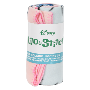 PLAID STITCH DISNEY COPERTA IN 100% POLIESTERE 220 GSM 100 X 150 CM PER BAMBINI - HY46014