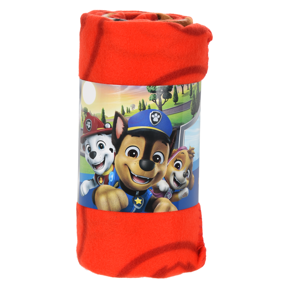PLAID PAW PATROL COPERTA IN 100% POLIESTERE 220 GSM 100 X 150 CM PER BAMBINI - HY46007