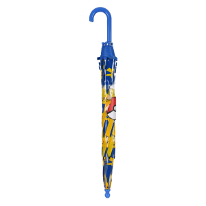 OMBRELLO A CUPOLA PIKACHU PER BAMBINI 64 CM TRASPARENTE CON APERTURA MANUALE - HY40100