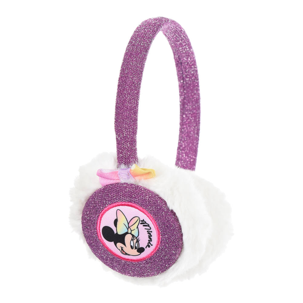 PARAORECCHIE MINNIE DISNEY CUFFIA REGOLABILE ACCESSORI INVERNALI PER BAMBINI - HY40006VIOLA