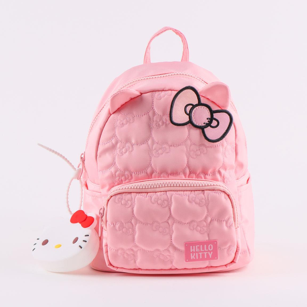 BORSA PASSEGGIO HELLO KITTY ZAINO CON PORTACHIAVI IN SILICONE 26 CM TEMPO LIBERO RAGAZZI - 5937
