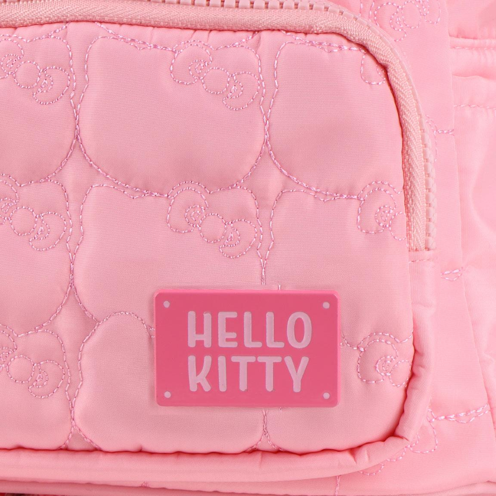 BORSA PASSEGGIO HELLO KITTY ZAINO CON PORTACHIAVI IN SILICONE 26 CM TEMPO LIBERO RAGAZZI - 5937