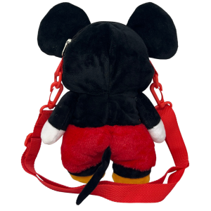 BORSETTA IN PELUCHE TOPOLINO DISNEY CON TRACOLLA REGOLABILE ACCESSORIO DA PASSEGGIO BAMBINI- 6274
